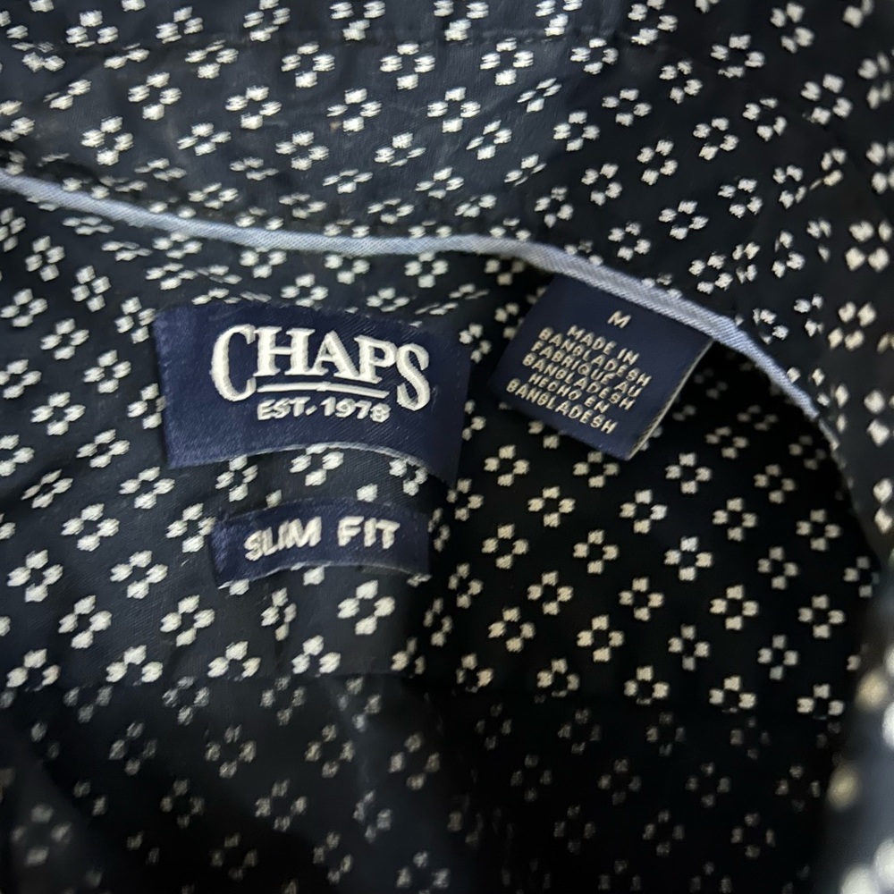 Long sleeve button front medium Chaps - Picture 4 of 4